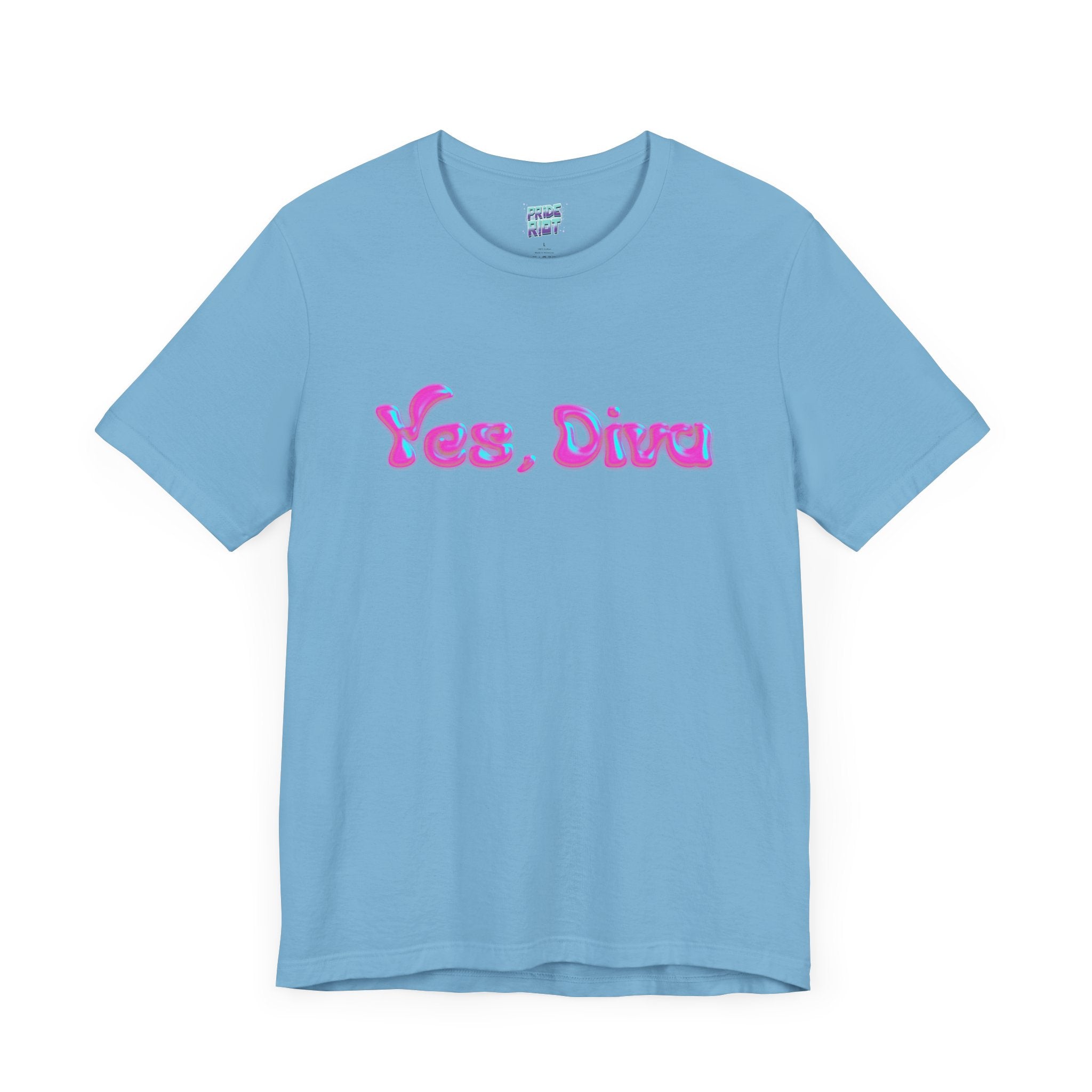 "Yes, Diva" Garment Unisex T-Shirt – Bold Queer Streetwear Graphic Tee