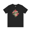 Floral Graphic V Unisex T-Shirt – Bold Queer Streetwear Graphic Tee