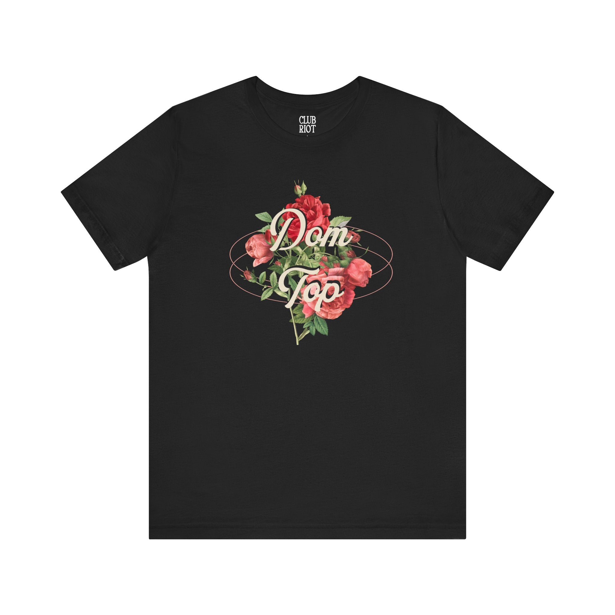 Floral Graphic V Unisex T-Shirt – Bold Queer Streetwear Graphic Tee
