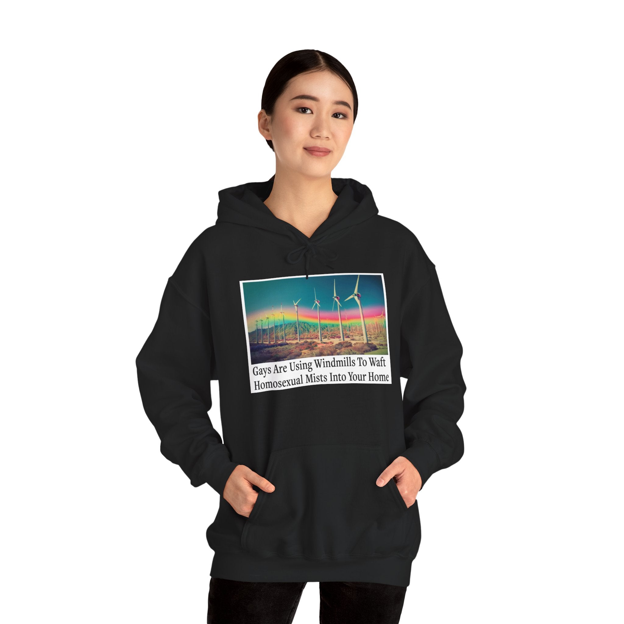 Unisex Heavy Blend™ Hooded Sweatshirt Crewneck Sweatshirt – Queer Streetwear Cozy Essential