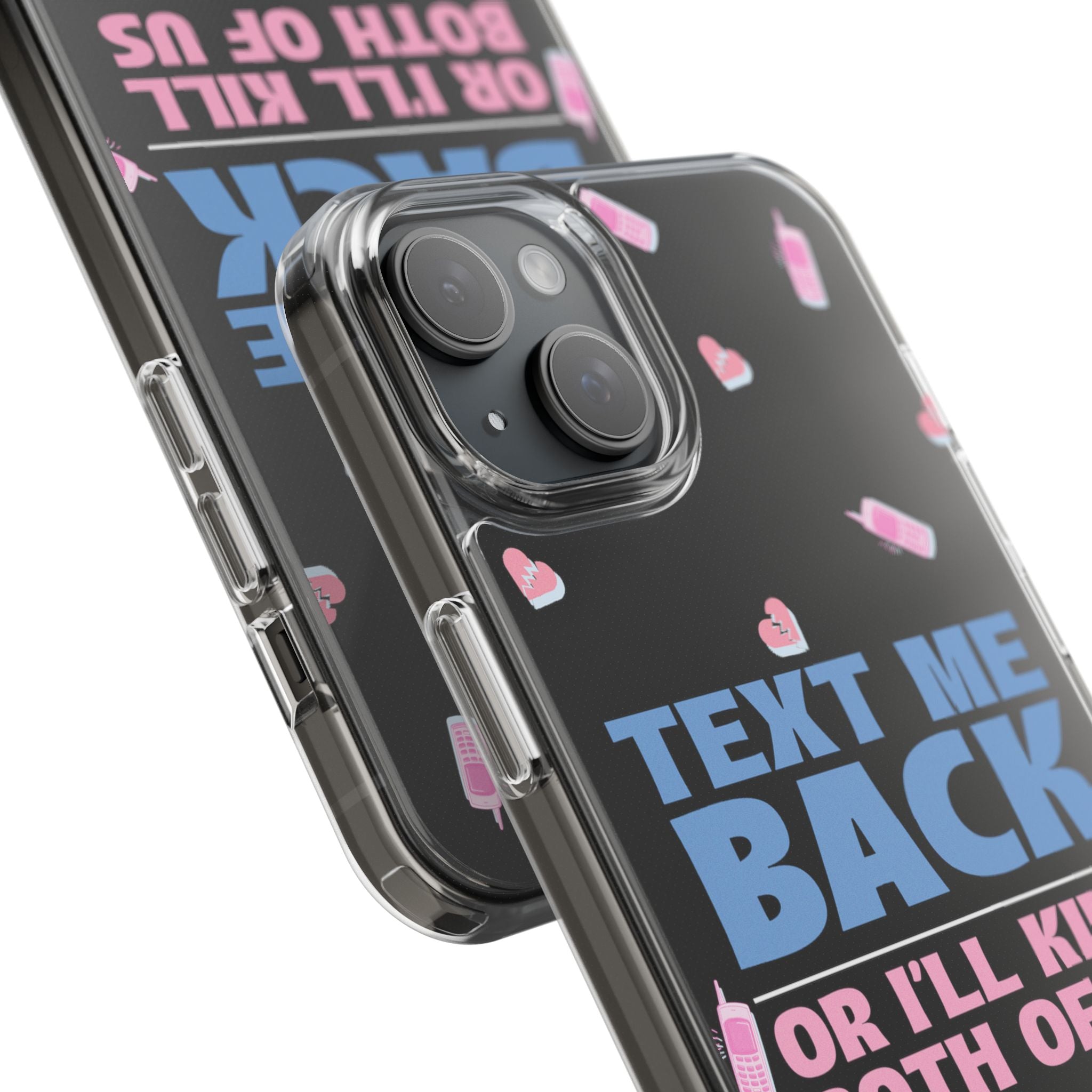 Dark Humor "Text Me Back" Phone Case – A Perfect Blend of Flirtation and Frustration Phone Case – Bold Queer Streetwear Tech Accessory