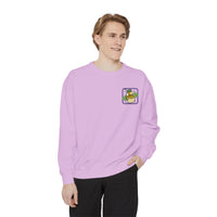 Banana Milk Embroidered Crewneck — Soft, Sweet, and Slightly Unhinged – Club Riot Queer Streetwear