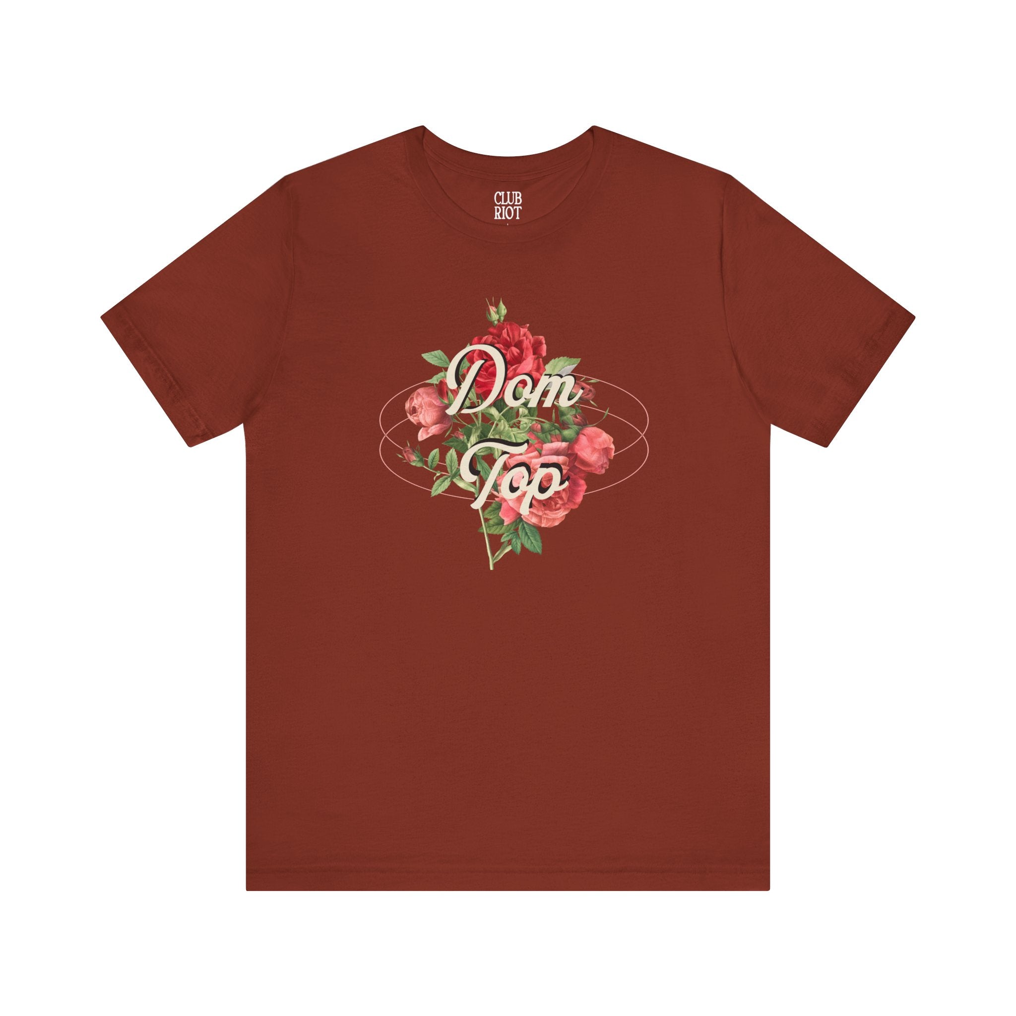Floral Graphic V Unisex T-Shirt – Bold Queer Streetwear Graphic Tee