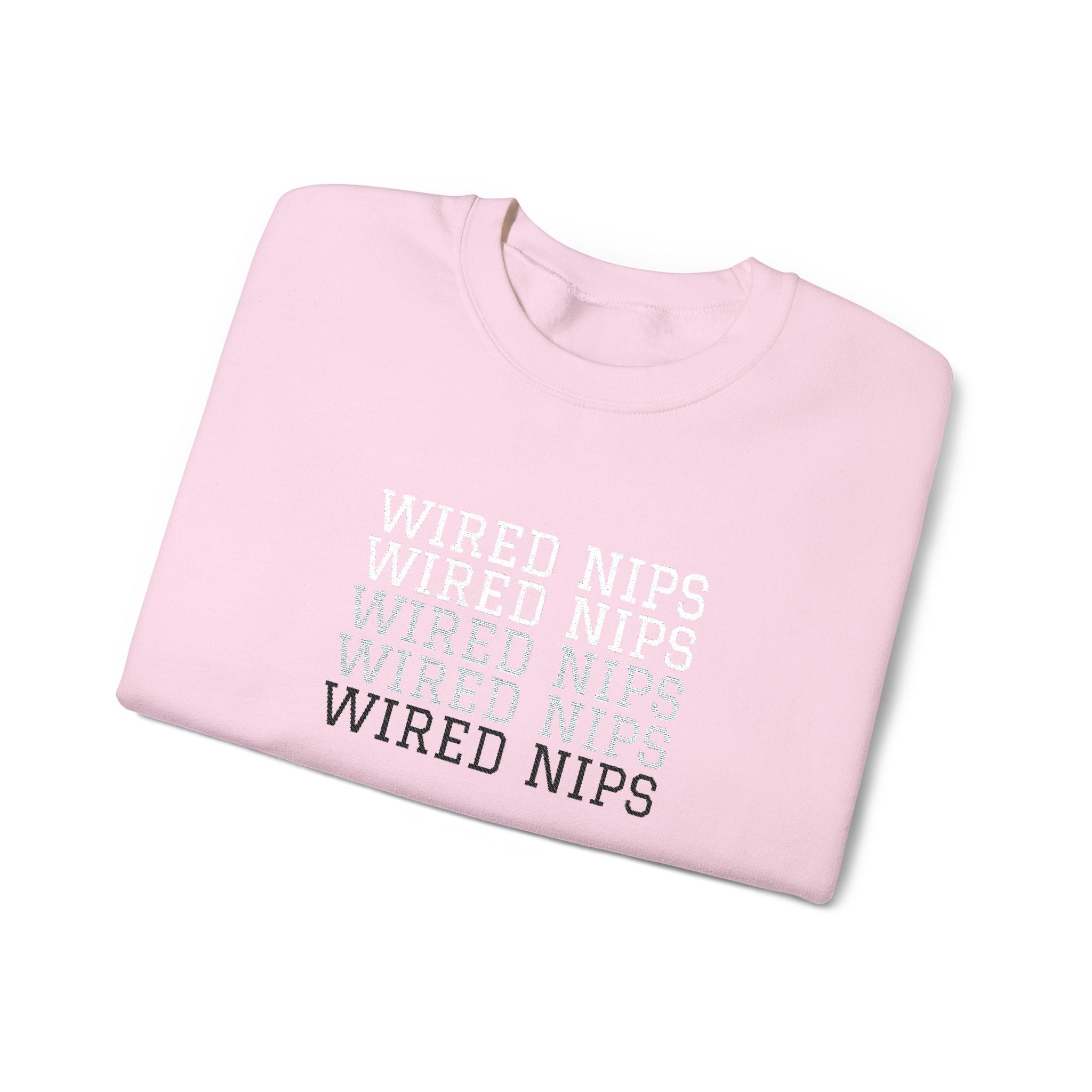 Wired Nips Sweatshirt Crewneck Sweatshirt – Queer Streetwear Cozy Essential