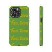 Bold 'Yes, Diva' Phone Case Phone Case – Bold Queer Streetwear Tech Accessory