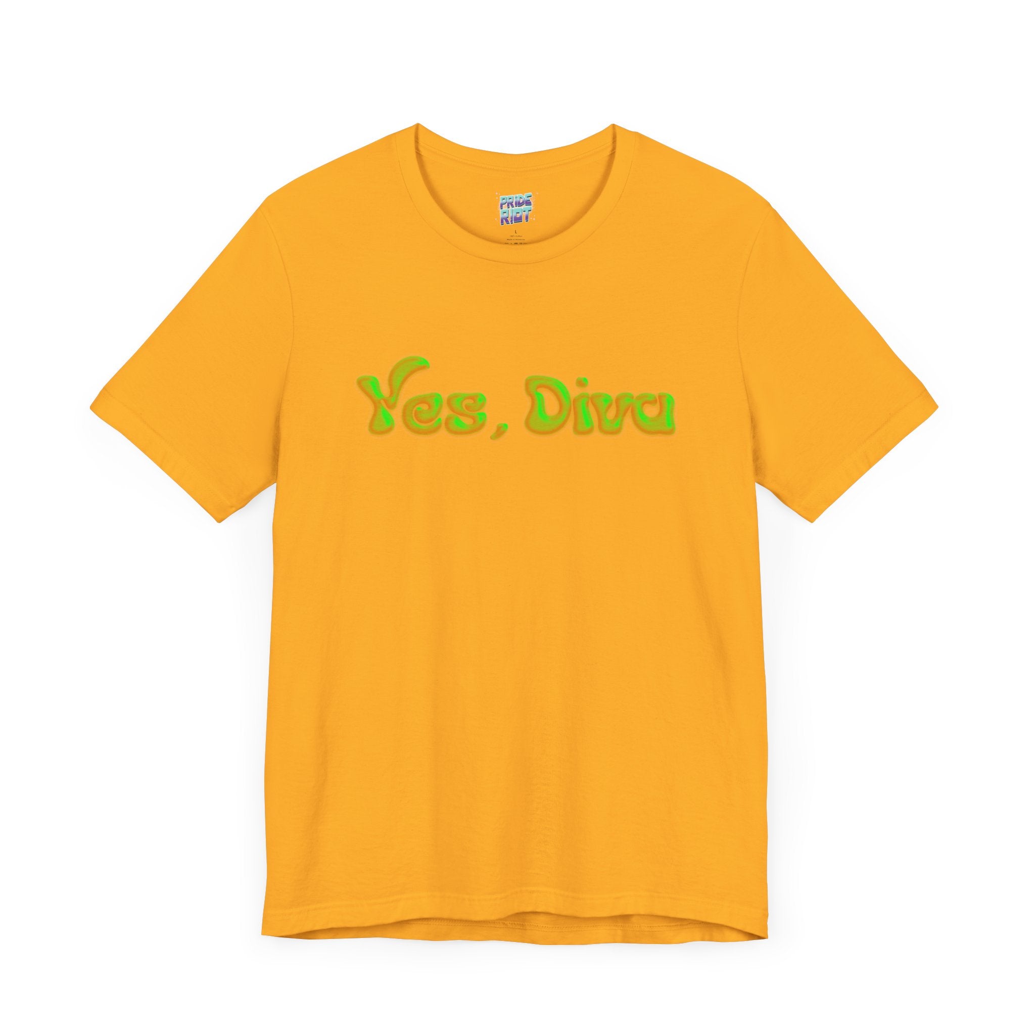 "Yes, Diva" Garment Unisex T-Shirt – Bold Queer Streetwear Graphic Tee