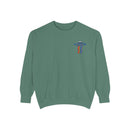 Unisex Garment-Dyed Sweatshirt, Casual Comfort, Cozy Vibes, Everyday Wear, Gift for Him/Her, Perfect for Relaxing