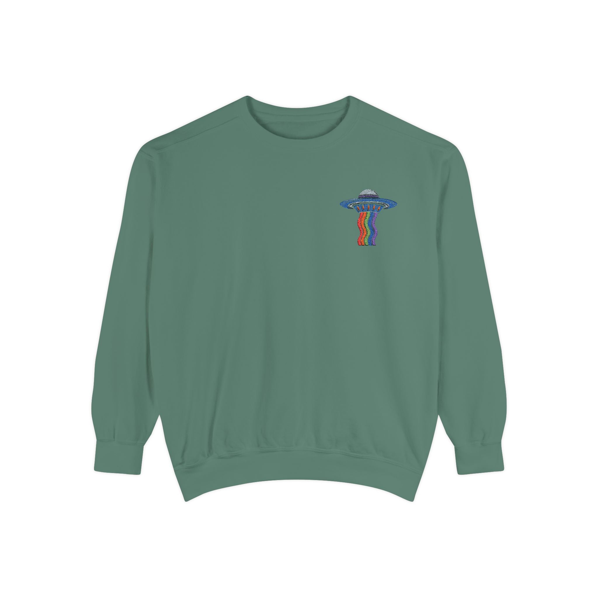 Unisex Garment-Dyed Sweatshirt, Casual Comfort, Cozy Vibes, Everyday Wear, Gift for Him/Her, Perfect for Relaxing