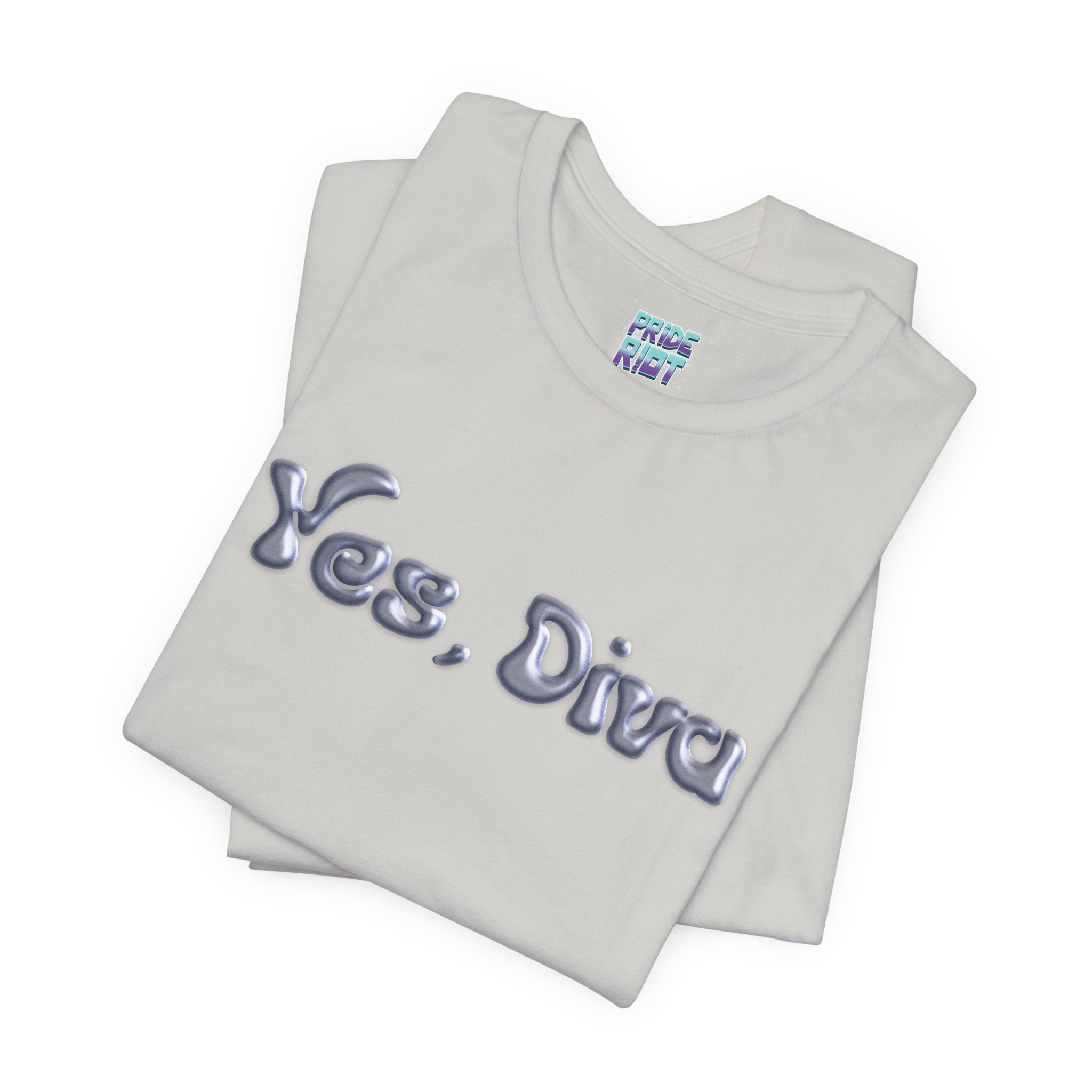 "Yes, Diva" Garment Unisex T-Shirt – Bold Queer Streetwear Graphic Tee