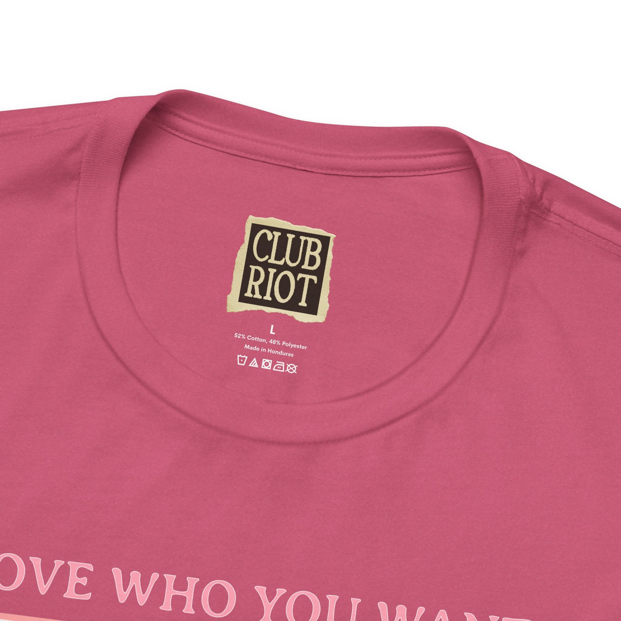 “Love Who You Want! Nothing Matters! Everyone Dies!” Unisex Pride Tee Cheerleaders Design Unisex T-Shirt – Bold Queer Streetwear Graphic Tee