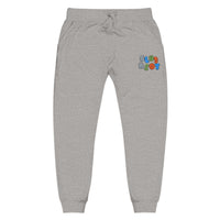 Cozy Embroidered Unisex Fleece Sweatpants, Casual Lounge Pants, Perfect for Relaxing, Gift for Him/Her, Ideal for Everyday Wear – Club Riot Queer Streetwear