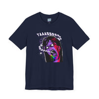 YAAASSSS Zombie Ally Graphic Unisex Tee Unisex T-Shirt – Bold Queer Streetwear Graphic Tee