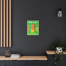 Metal Art Sign - Retro Korean Orange Juice Advertisement with Dark Humor – Club Riot Queer Streetwear