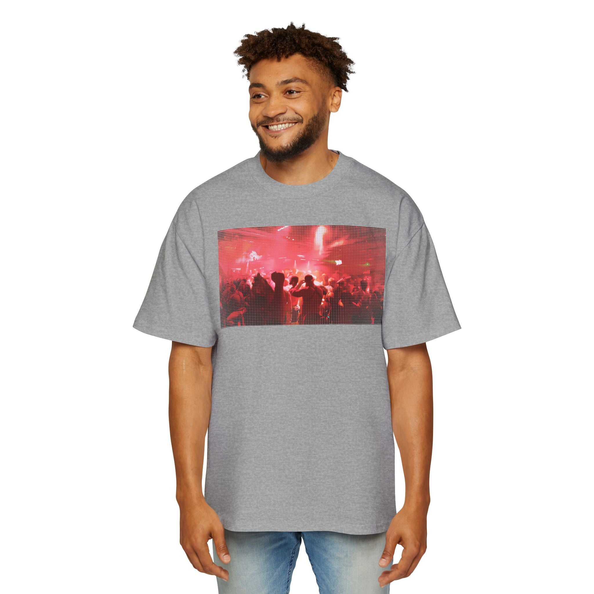 Men's Heavy Oversized Tee, Trendy Streetwear Shirt, Cool Graphic Top, Casual Men’s Apparel, Lightweight Summer Tee, Perfect for Concerts Unisex T-Shirt – Bold Queer Streetwear Graphic Tee
