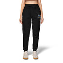Cozy Embroidered Unisex Fleece Sweatpants, Casual Lounge Pants, Perfect for Relaxing, Gift for Him/Her, Ideal for Everyday Wear – Club Riot Queer Streetwear