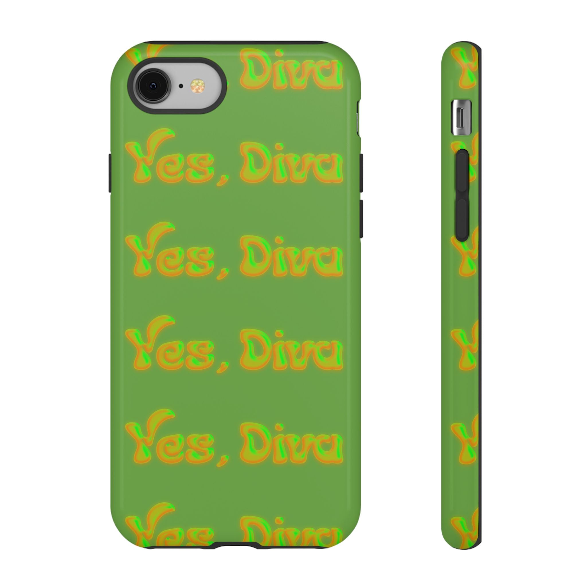 Bold 'Yes, Diva' Phone Case Phone Case – Bold Queer Streetwear Tech Accessory
