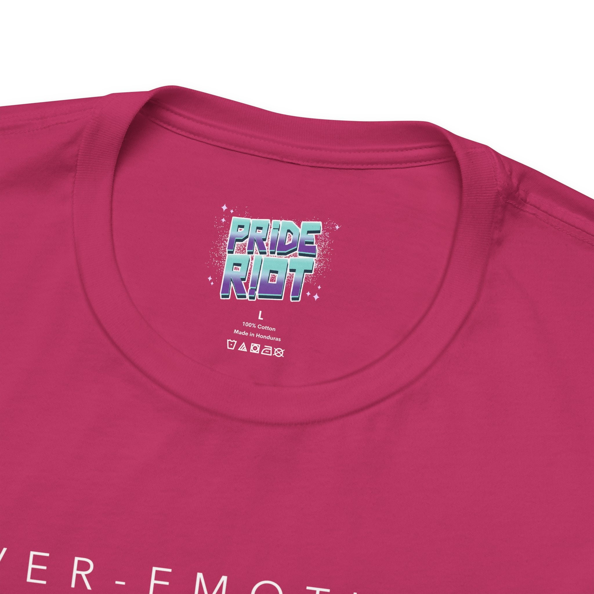 "Overemotional Bottom" Graphic T Unisex T-Shirt – Bold Queer Streetwear Graphic Tee