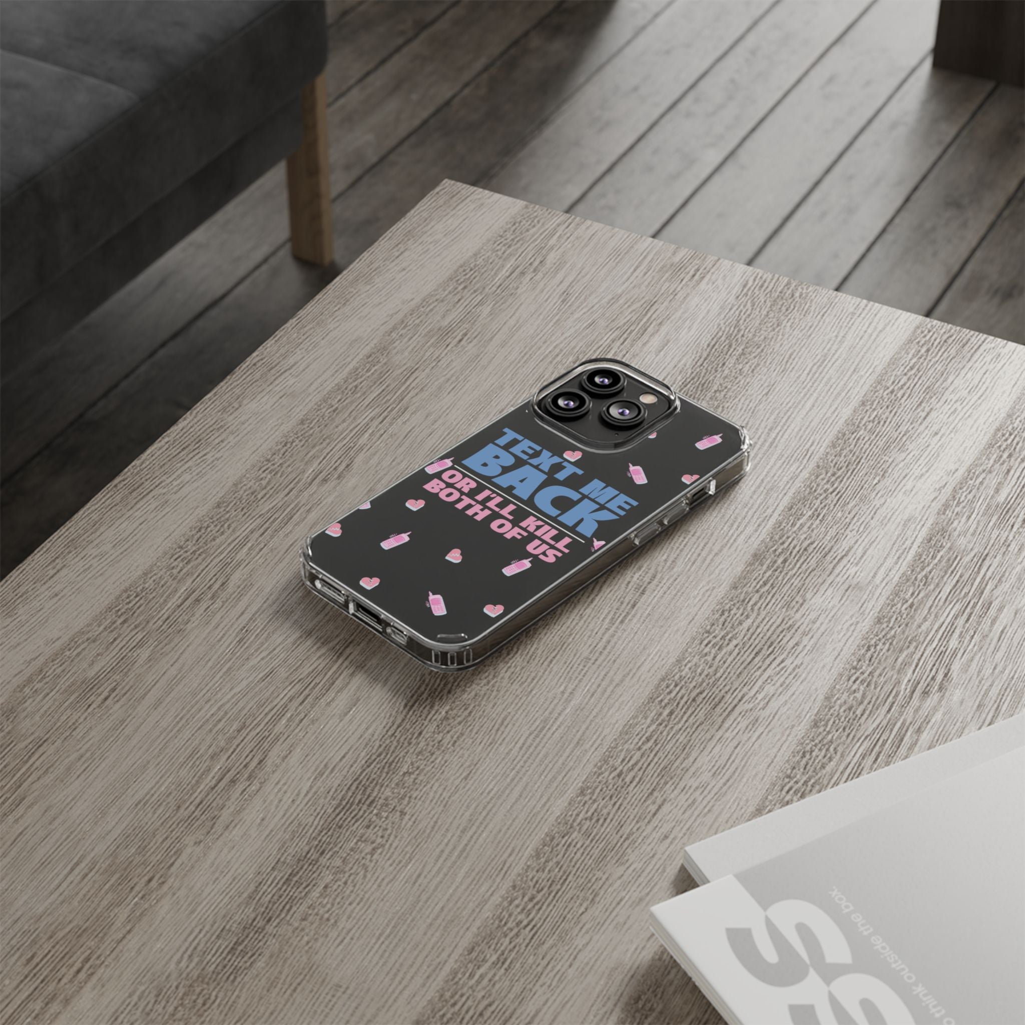 Dark Humor "Text Me Back" Phone Case – A Perfect Blend of Flirtation and Frustration Phone Case – Bold Queer Streetwear Tech Accessory