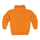 Zip Hoodie "Orange You Glad" Mental Health Conversation Starter Hoodie – Bold Queer Streetwear Essential