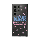 Dark Humor "Text Me Back" Phone Case – A Perfect Blend of Flirtation and Frustration Phone Case – Bold Queer Streetwear Tech Accessory