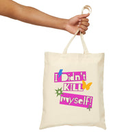 Retro Floral Tote Bag, Eco Cotton Canvas Tote Bag – Queer Streetwear Eco Tote