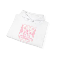 Hooded Sweatshirt 'Love Who You Want! Nothing Matters! Everyone Dies' Crewneck Sweatshirt – Queer Streetwear Cozy Essential