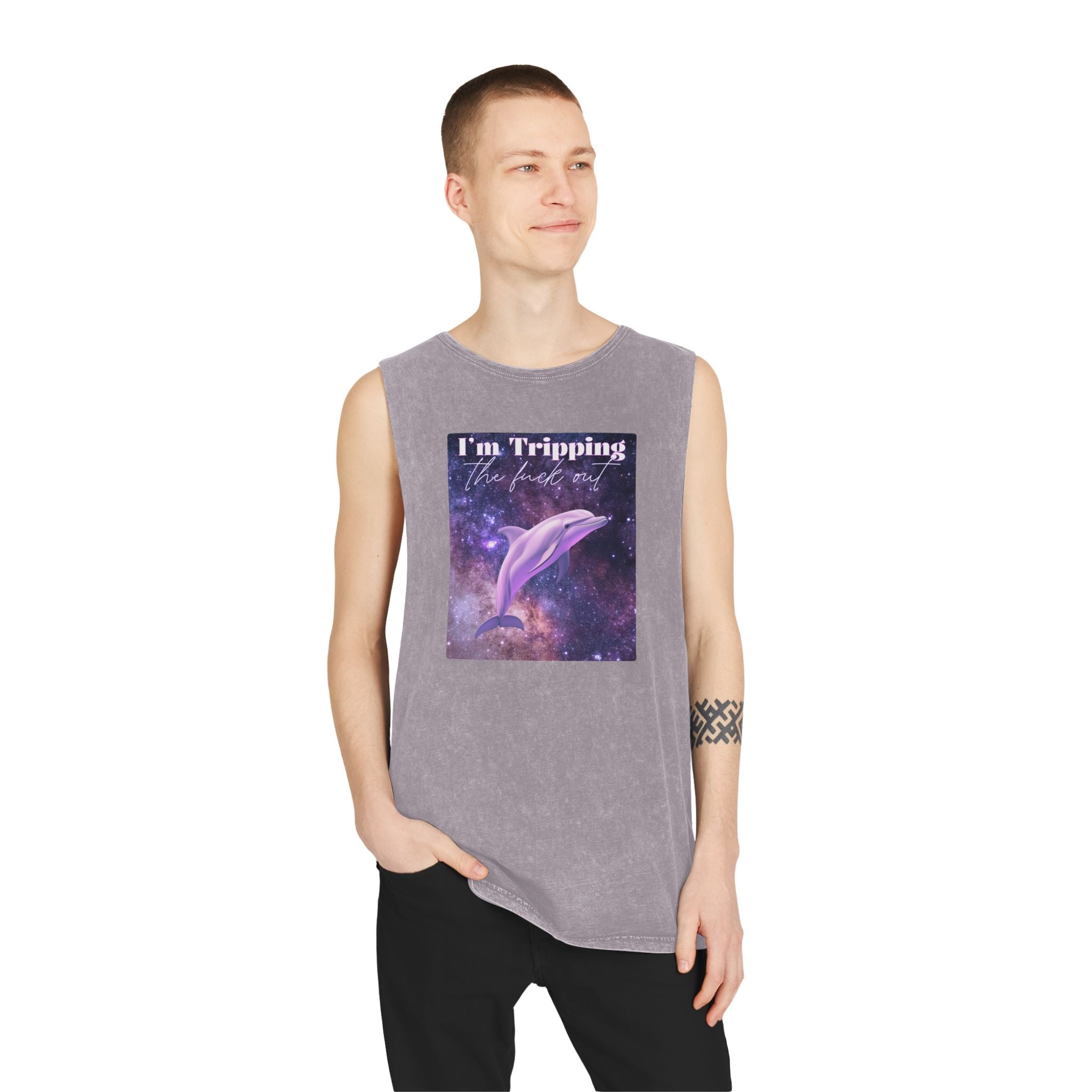 Unisex Stonewash Tank Top – Club Riot Queer Streetwear