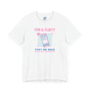 "Text me back" Humorous Relationship Texting Tee Unisex T-Shirt – Bold Queer Streetwear Graphic Tee
