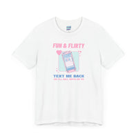 "Text me back" Humorous Relationship Texting Tee Unisex T-Shirt – Bold Queer Streetwear Graphic Tee