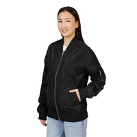 Bold Embroidered Bomber Jacket for Unique Style, Streetwear, Fashion Statement, Gift Idea, Sustainable Fashion – Club Riot Queer Streetwear