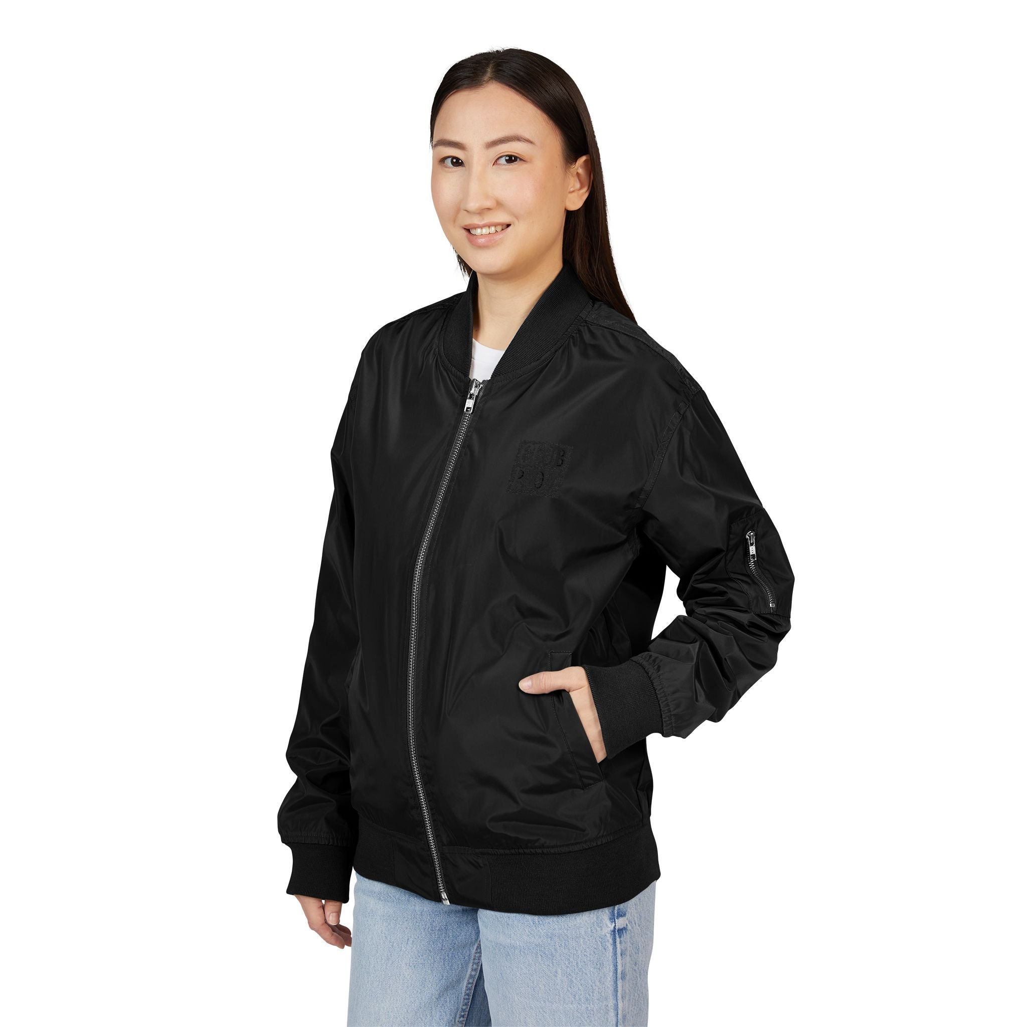 Bold Embroidered Bomber Jacket for Unique Style, Streetwear, Fashion Statement, Gift Idea, Sustainable Fashion – Club Riot Queer Streetwear