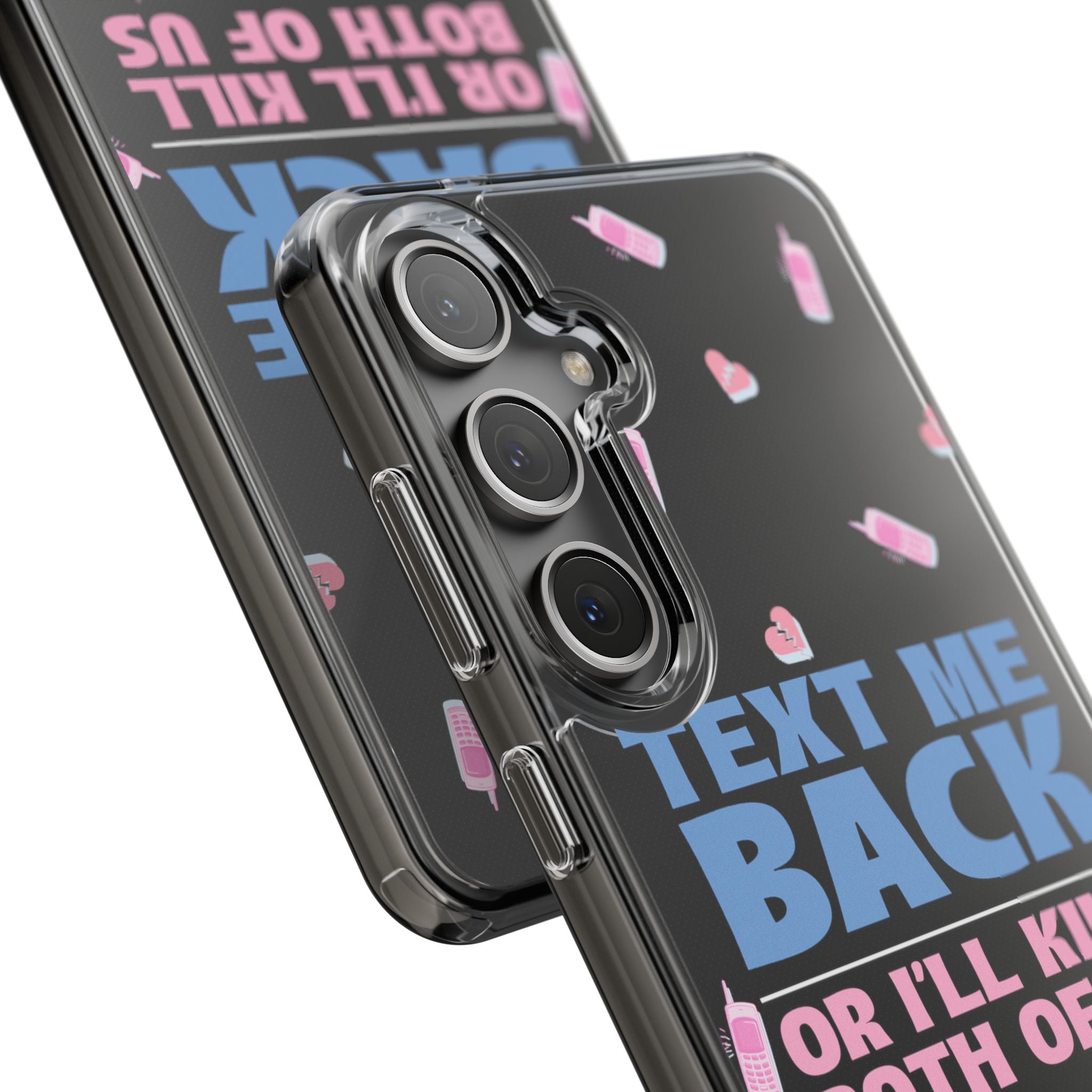 Dark Humor "Text Me Back" Phone Case – A Perfect Blend of Flirtation and Frustration Phone Case – Bold Queer Streetwear Tech Accessory