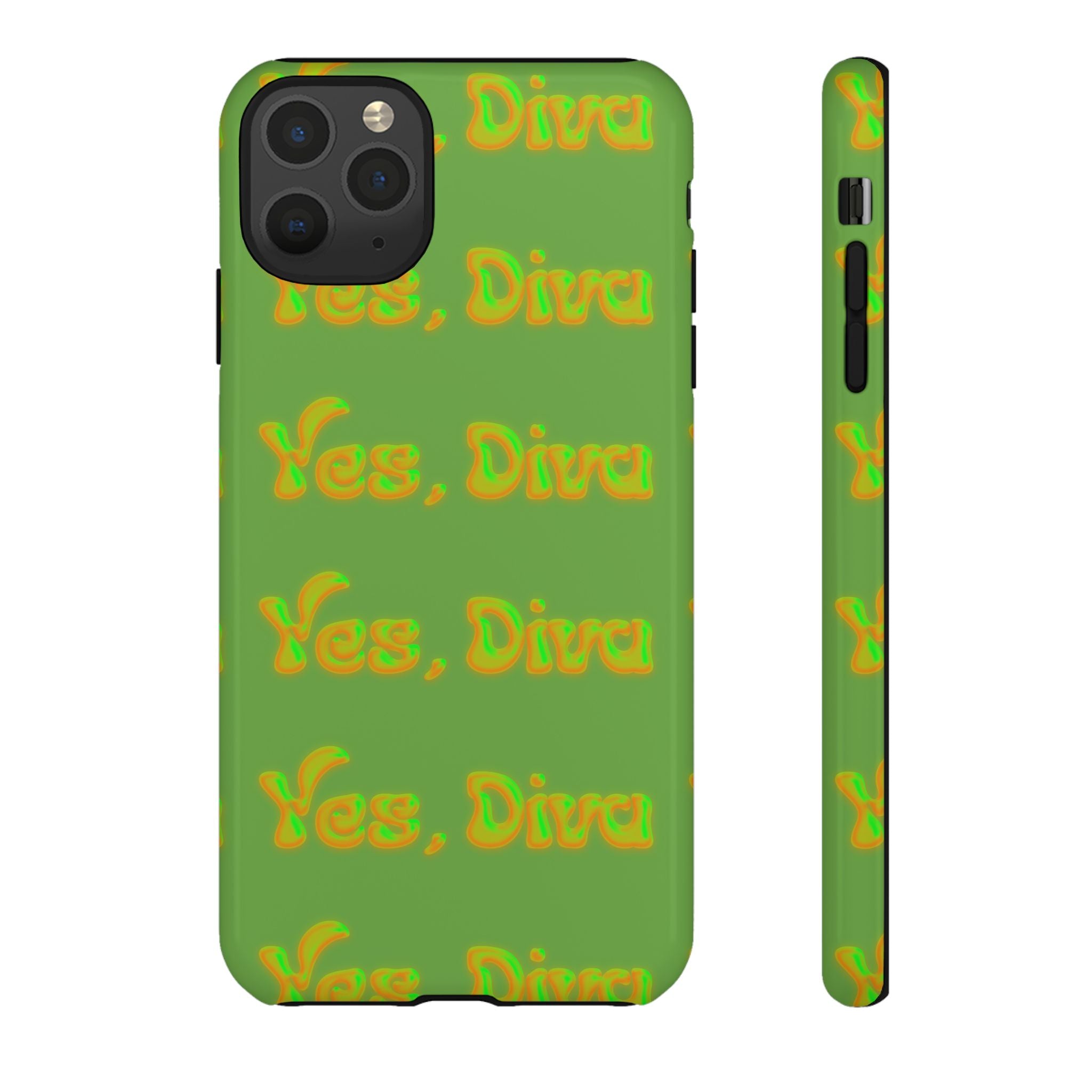 Bold 'Yes, Diva' Phone Case Phone Case – Bold Queer Streetwear Tech Accessory