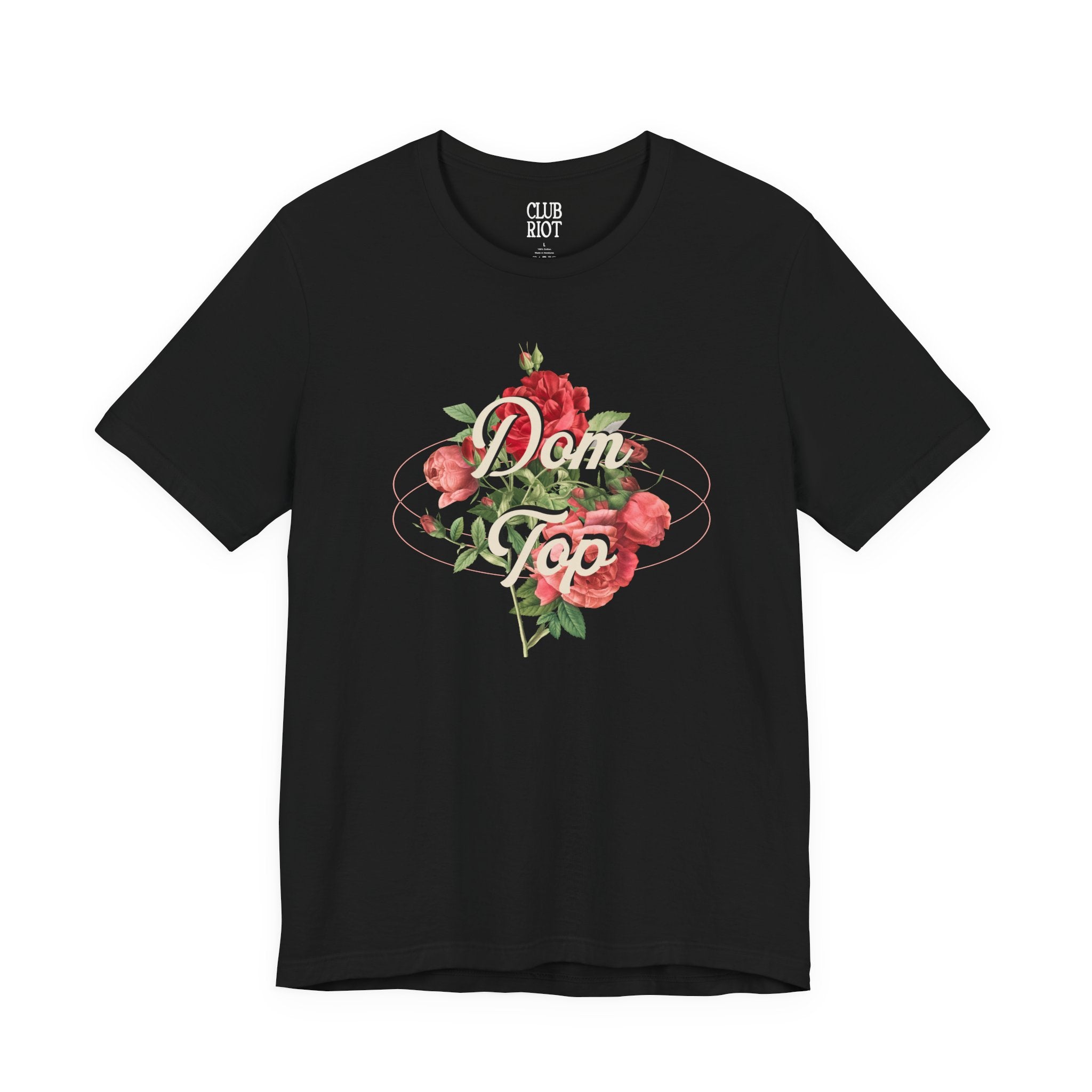 Floral Graphic V Unisex T-Shirt – Bold Queer Streetwear Graphic Tee