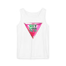 Vibrant Graphic Tank Top with 'Get Used To It' Design, Summer Wear, Gift for Friends, Casual Outfit, Beach Day Essential – Club Riot Queer Streetwear