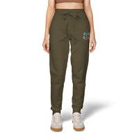 Cozy Embroidered Unisex Fleece Sweatpants, Casual Lounge Pants, Perfect for Relaxing, Gift for Him/Her, Ideal for Everyday Wear – Club Riot Queer Streetwear