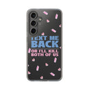 Dark Humor "Text Me Back" Phone Case – A Perfect Blend of Flirtation and Frustration Phone Case – Bold Queer Streetwear Tech Accessory