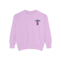 Unisex Garment-Dyed Sweatshirt, Casual Comfort, Cozy Vibes, Everyday Wear, Gift for Him/Her, Perfect for Relaxing