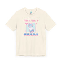 "Text me back" Humorous Relationship Texting Tee Unisex T-Shirt – Bold Queer Streetwear Graphic Tee