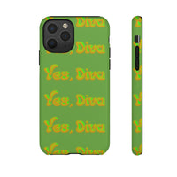 Bold 'Yes, Diva' Phone Case Phone Case – Bold Queer Streetwear Tech Accessory