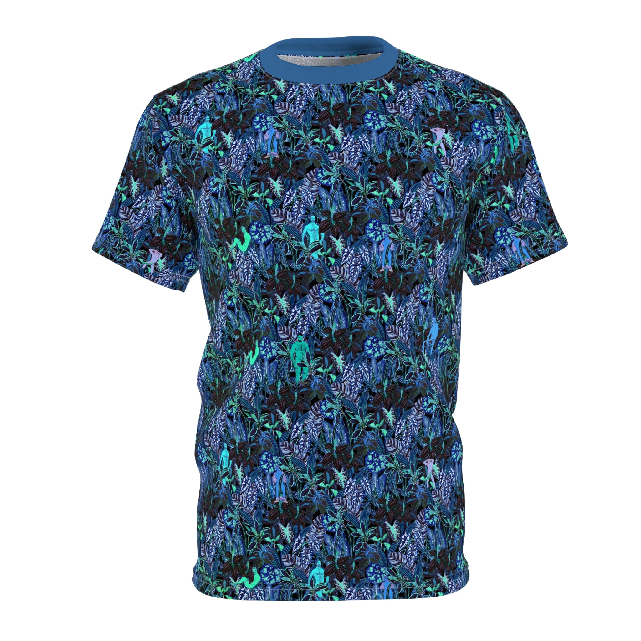 "Hidden Hunks" Tropical Jungle Unisex Tee Unisex T-Shirt – Bold Queer Streetwear Graphic Tee