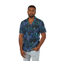 Tropical Men's Hawaiian Camp Shirt - Perfect for Summer Vibes and Beach Getaways – Club Riot Queer Streetwear