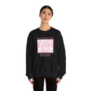 Graphic Sweatshirt Love Who You Want Dark Humor Marriage Equality Quote Crewneck Sweatshirt – Queer Streetwear Cozy Essential