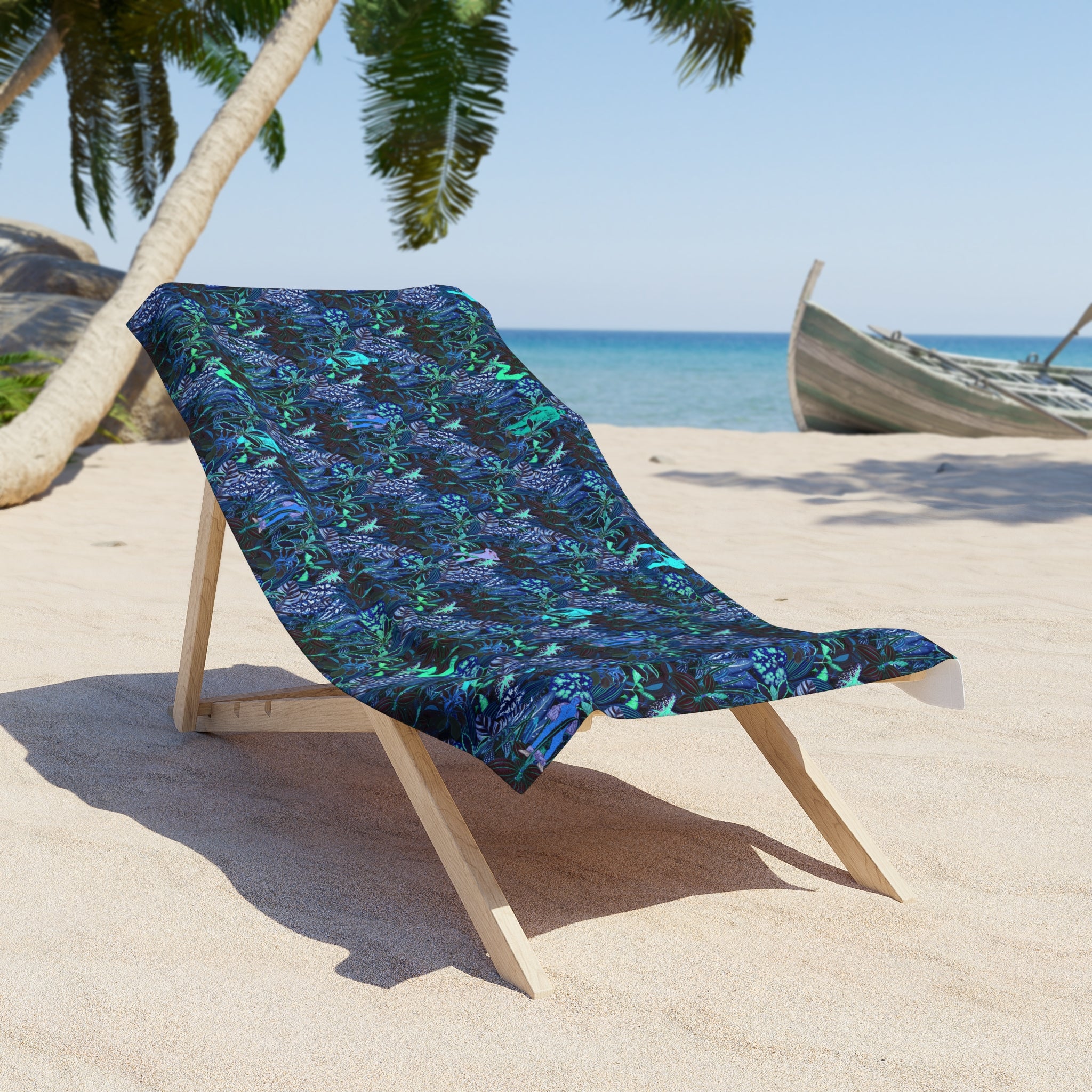Tropical Underwater Vibe Beach Towel - Perfect for Summer Days & Pool Parties – Club Riot Queer Streetwear