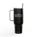 40oz Insulated Tumbler with Lid - Funny Beverage Goblin Design, Perfect for Gifts & Celebrations – Club Riot Queer Streetwear