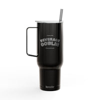 40oz Insulated Tumbler with Lid - Funny Beverage Goblin Design, Perfect for Gifts & Celebrations – Club Riot Queer Streetwear