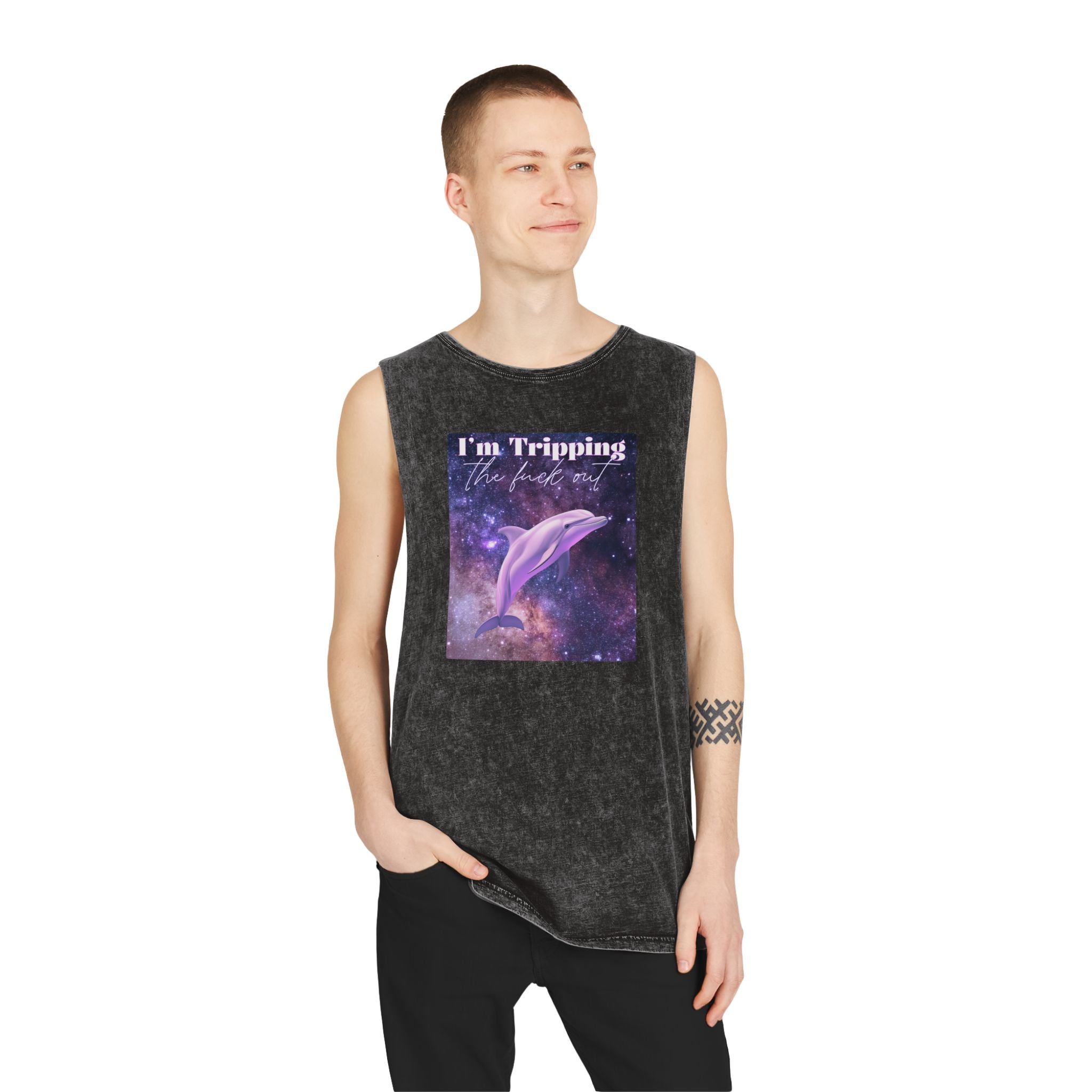 Unisex Stonewash Tank Top – Club Riot Queer Streetwear