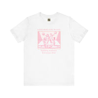 “Love Who You Want! Nothing Matters! Everyone Dies!” Unisex Pride Tee Cheerleaders Design Unisex T-Shirt – Bold Queer Streetwear Graphic Tee
