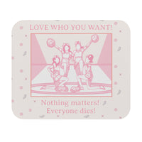 Mouse pad with Club Riot design – queer desk accessory
