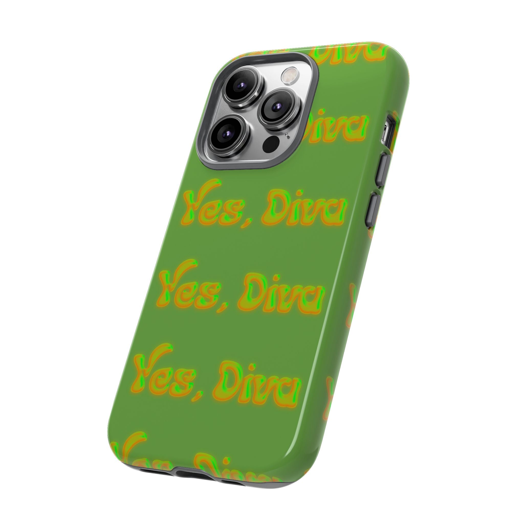Bold 'Yes, Diva' Phone Case Phone Case – Bold Queer Streetwear Tech Accessory